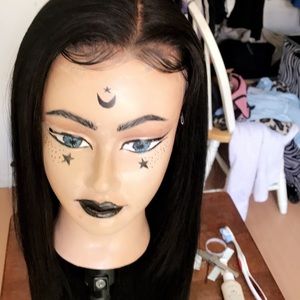 26” virgin Indian lace front wig.